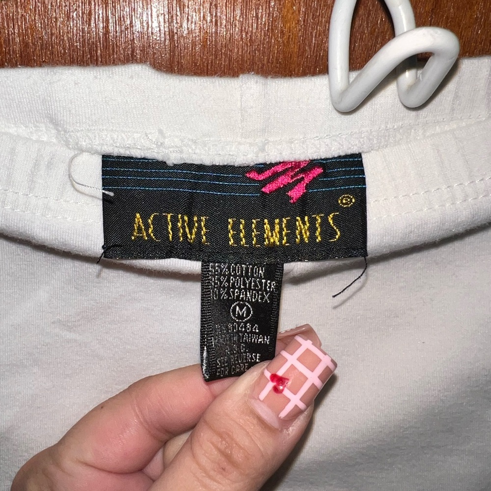 Women's White Bike Shorts - Picture 3 of 3